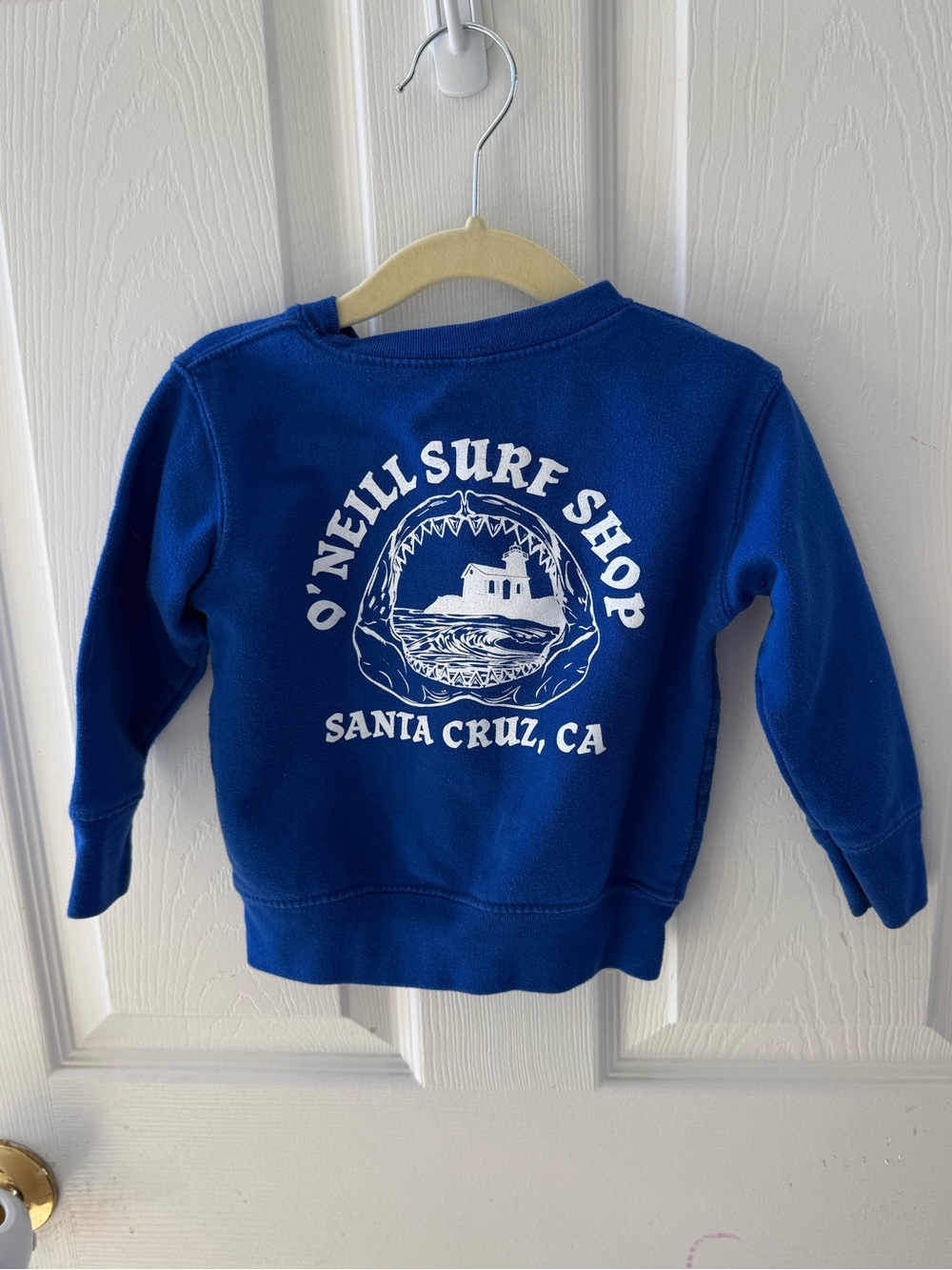 O’Neill Surf Shop Santa Cruz Blue Crewneck Sweatshirt 2T